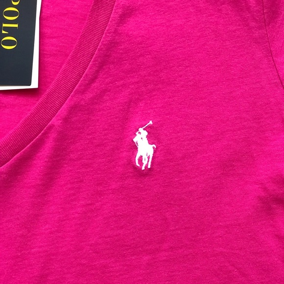 🆕Polo by Ralph Lauren Classic Tee Barbie Pink! - Picture 2 of 4